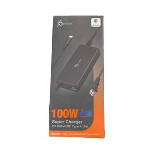 C6O j5create 100W Super Charger PD 90W+USB‎ Type-A 10W JUP2290C Open Box Read⬇️